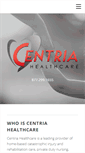 Mobile Screenshot of centriahealthcare.com