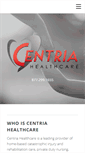 Mobile Screenshot of centriahealthcare.net